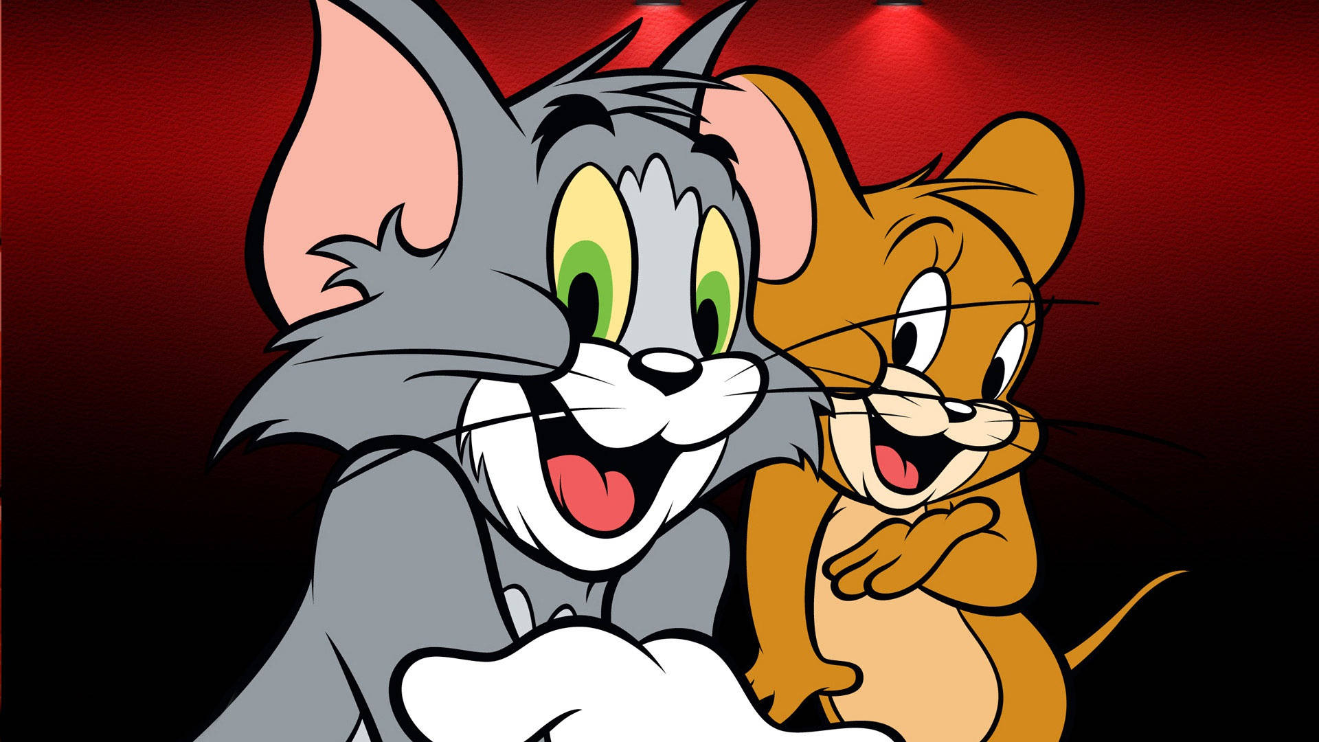 Tom And Jerry Iphone Red Abstract Background