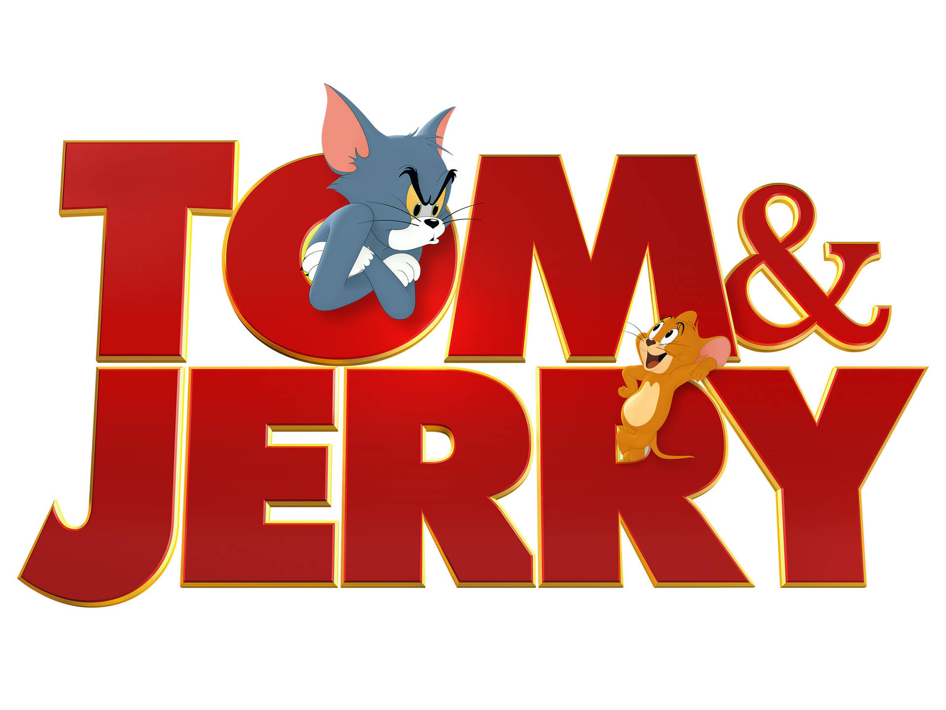 Tom And Jerry Iphone Typography Background