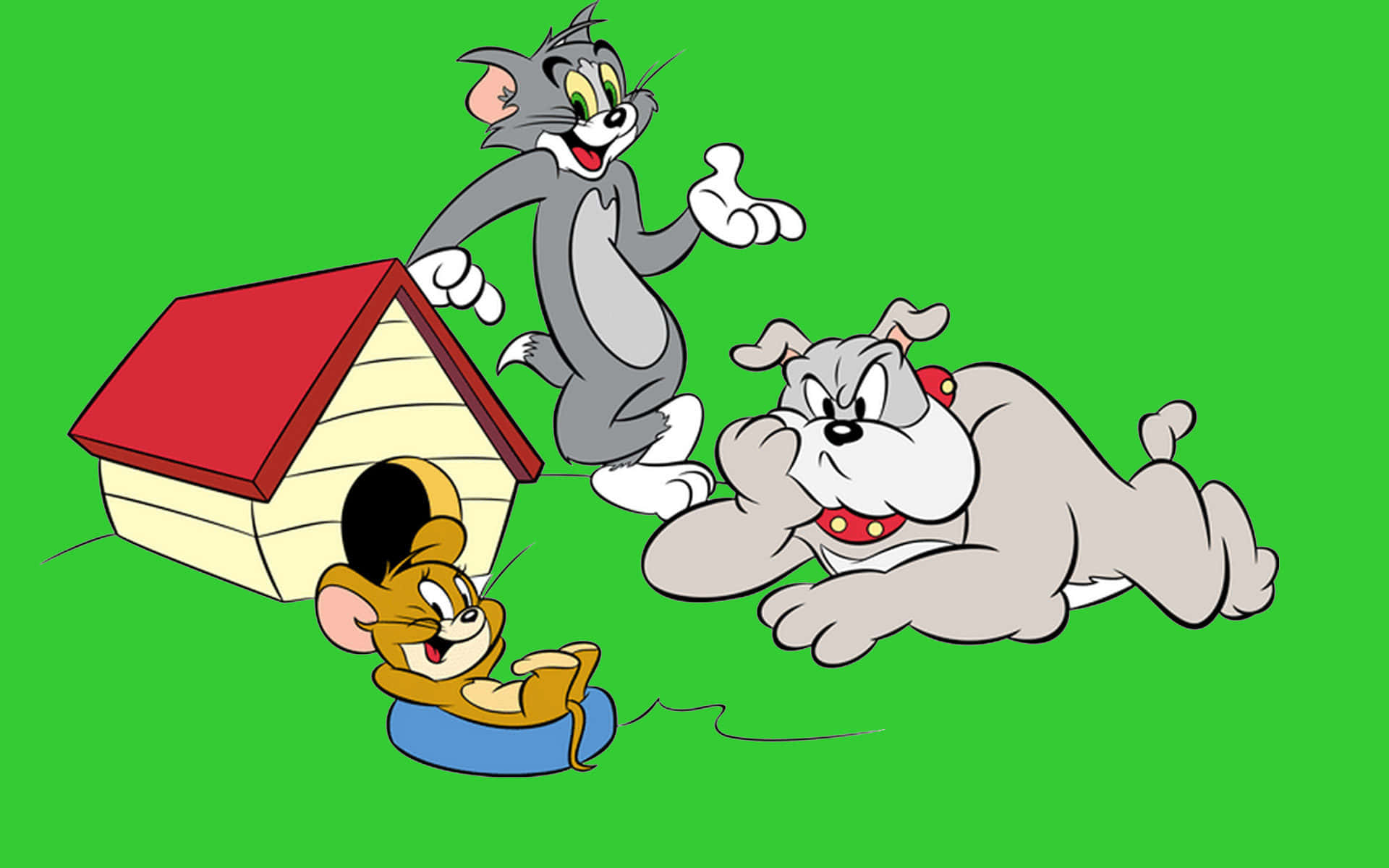 Tom And Jerry's Hilarious Cartoon Adventures Background