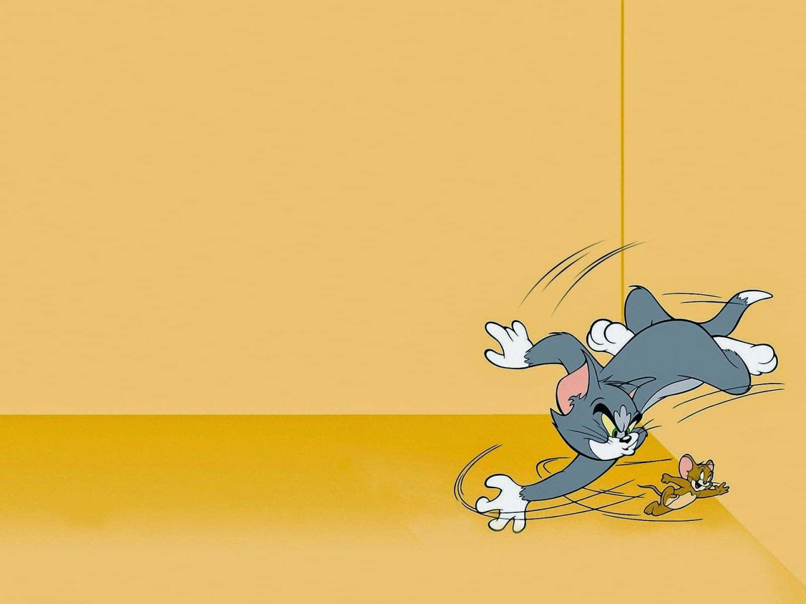 Tom And Jerry Share A Laugh Background