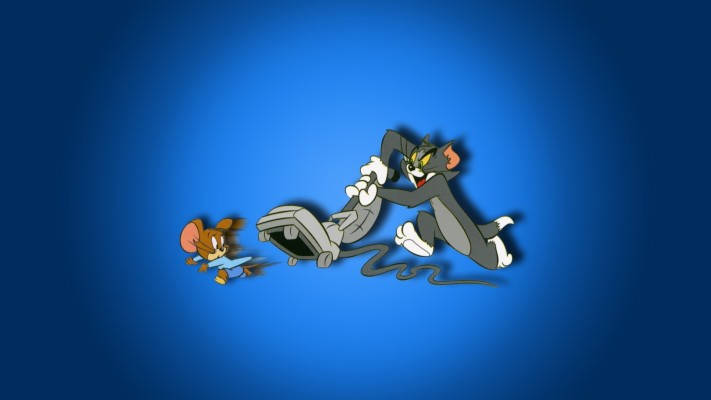 Tom And Jerry Vacuum Cleaner 4k Cartoon Background