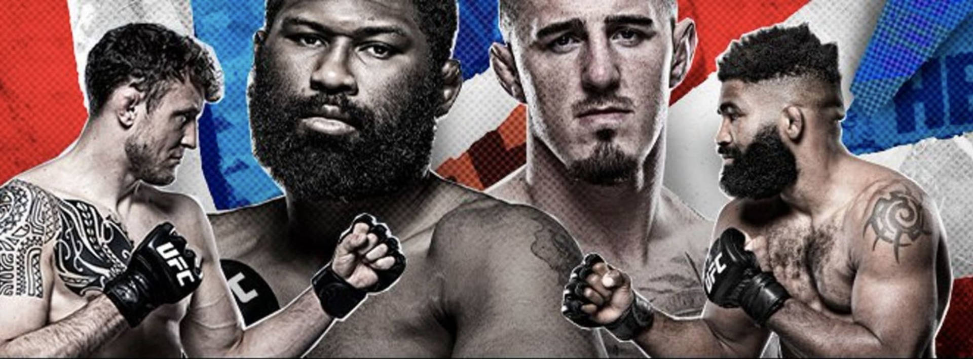 Tom Aspinall And Curtis Blaydes Poster Background