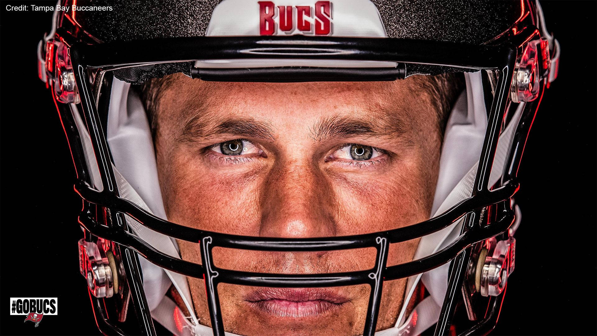 Tom Brady Highly Detailed Helmet Photograph Background