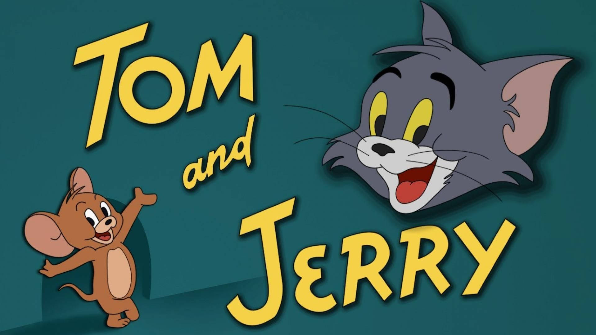 Tom Cat With Little Mouse Jerry