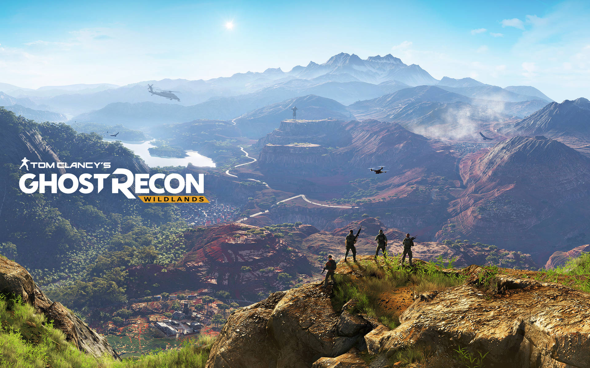 Tom Clancy's Ghost Recon On Mountains Background