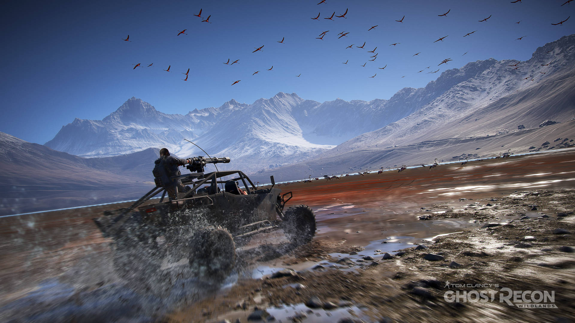 Tom Clancy's Ghost Recon Wildlands Army Jeep Background