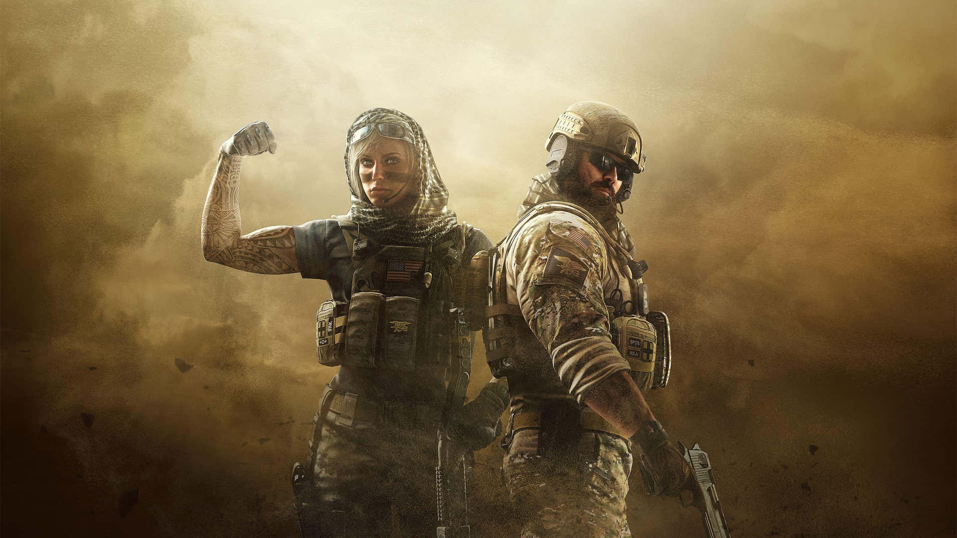 Tom Clancys Rainbow Six Siege Valkyrie Blackbeard Background