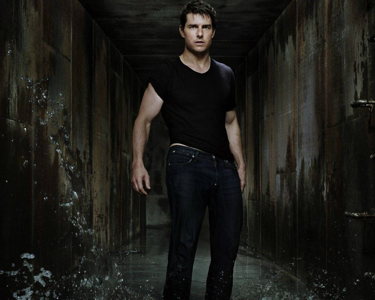 Tom Cruise In Black Background