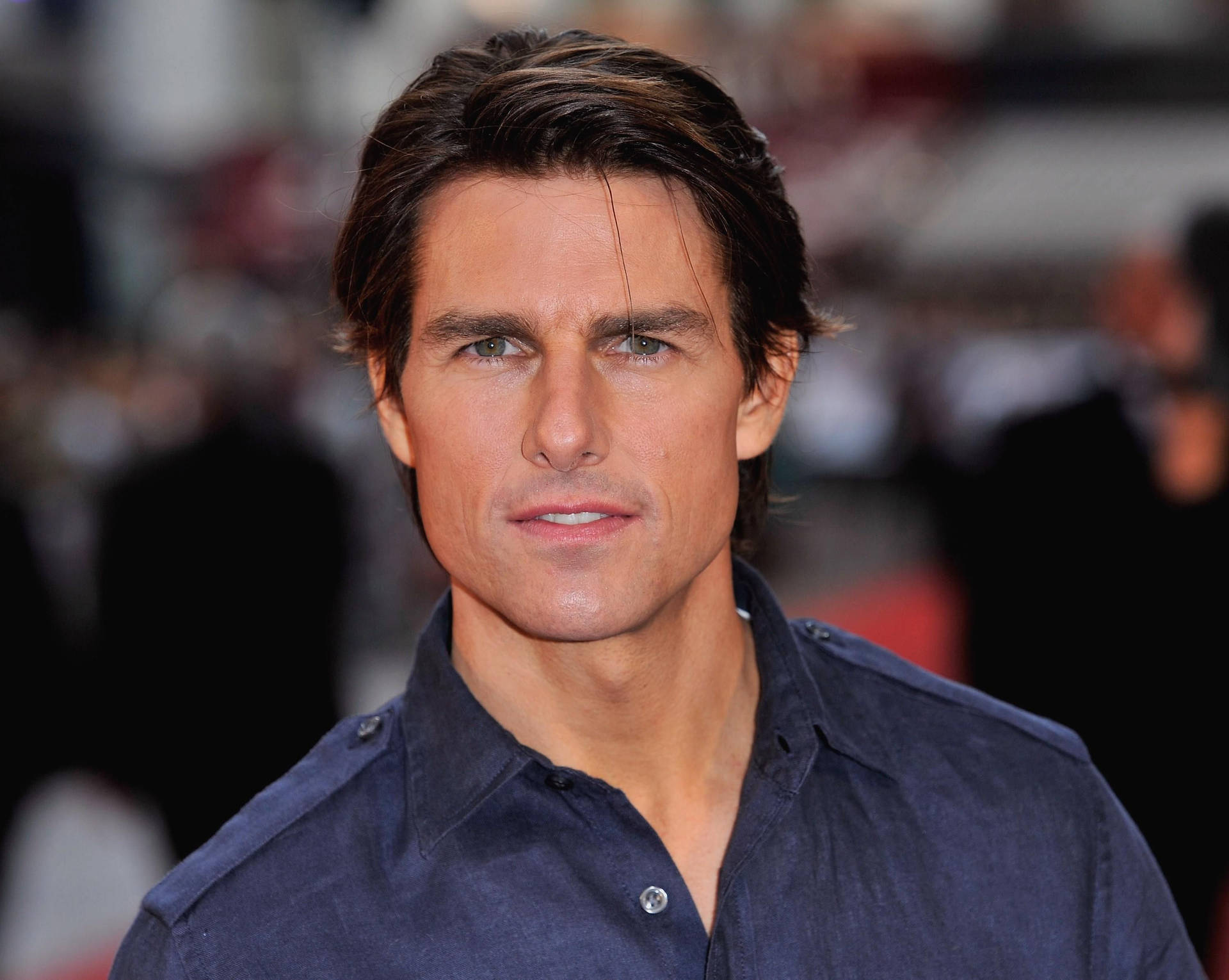 Tom Cruise In Red Carpet Background