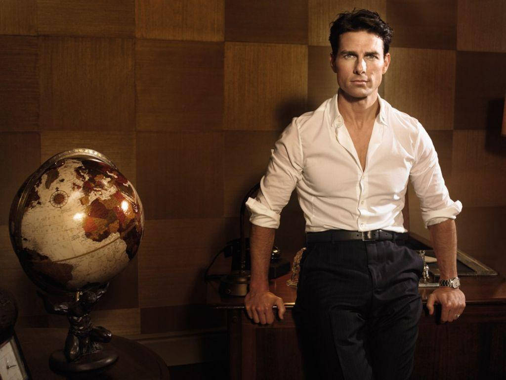 Tom Cruise In Study Background