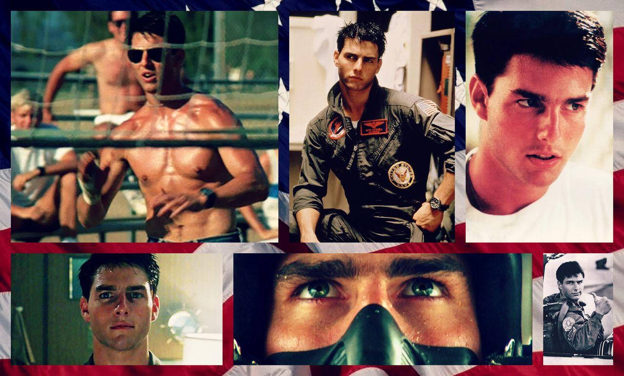 Tom Cruise In Top Gun Maverick Background