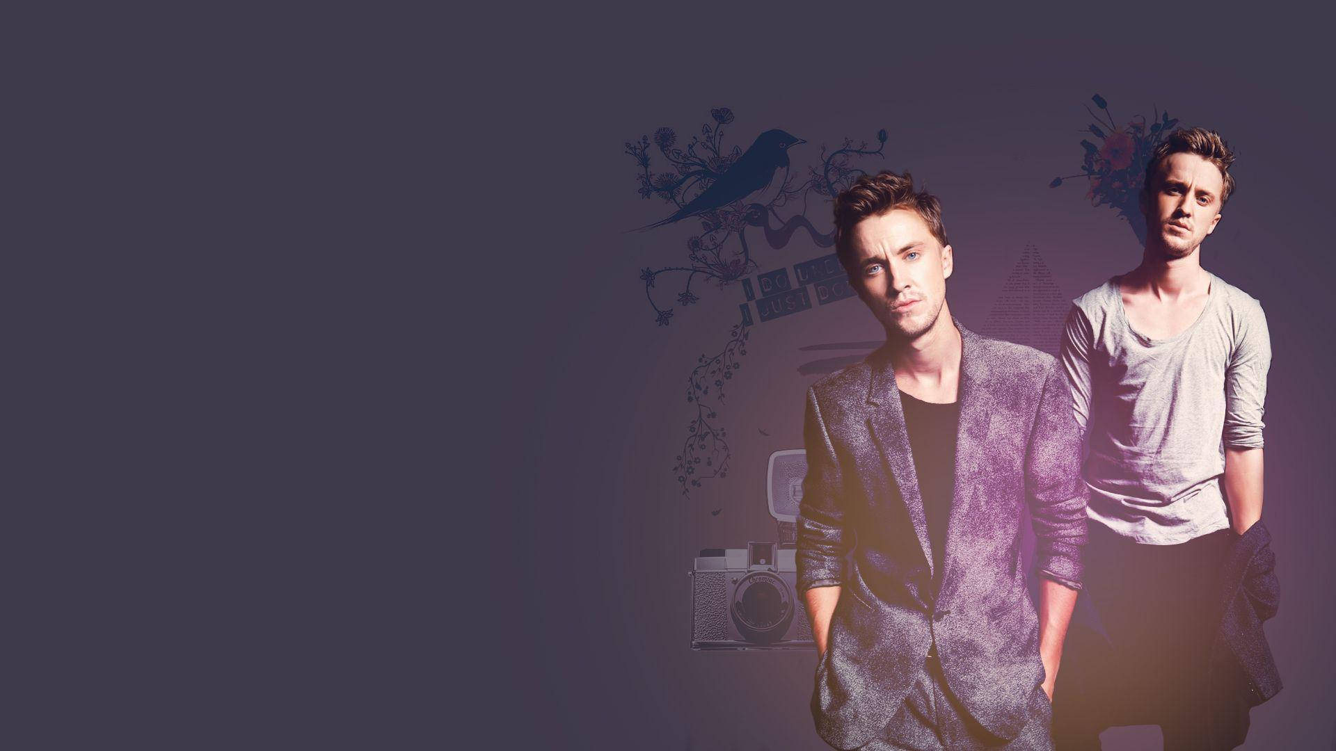 Tom Felton Casual And Formal Look Background