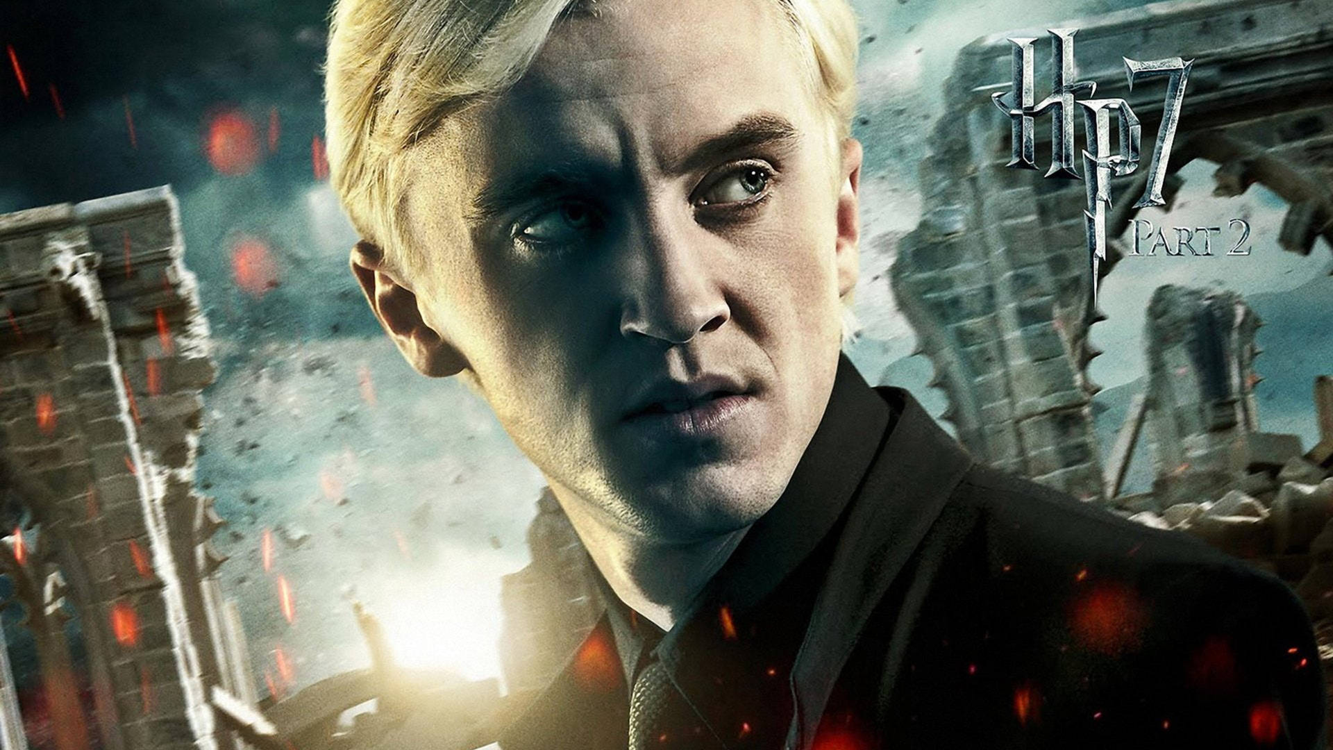Tom Felton In Harry Potter 7 Background