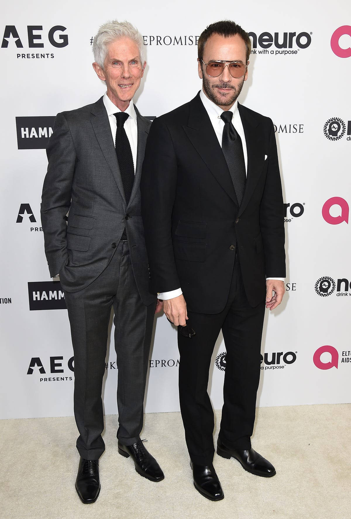 Tom Ford With Husband At Event