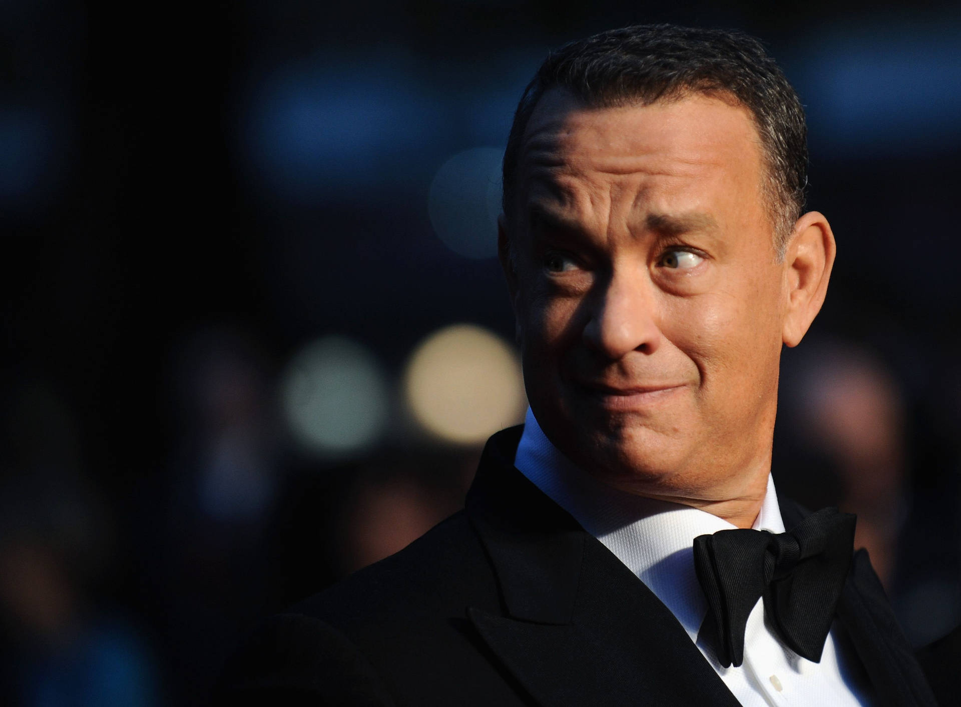 Tom Hanks Candid Photograph Background