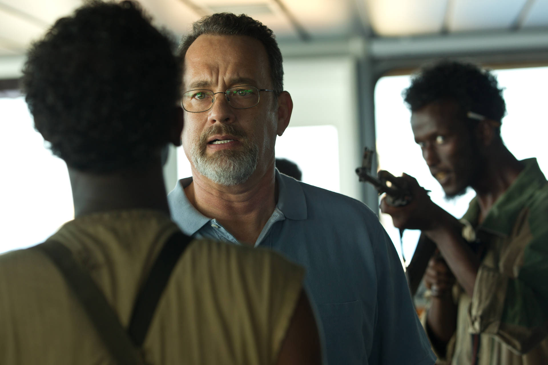 Tom Hanks Confronts Somali Pirates Background
