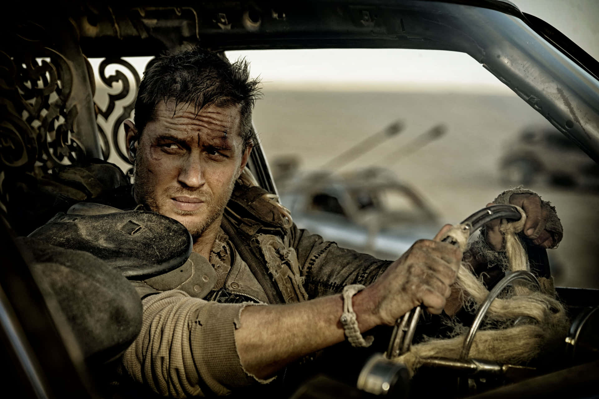 Tom Hardy Driving Mad Max