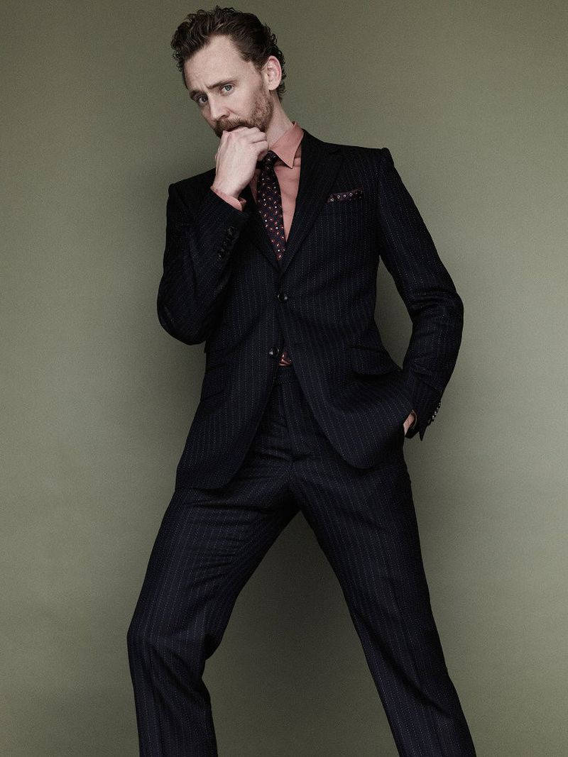 Tom Hiddleston For Style Magazine Background