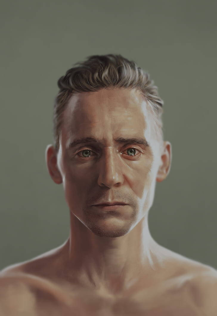 Tom Hiddleston Painting