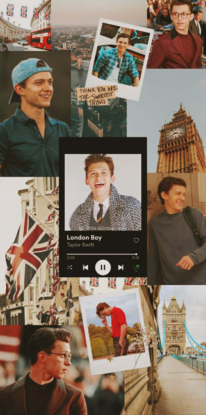 Tom Holland Aesthetic Phone Background