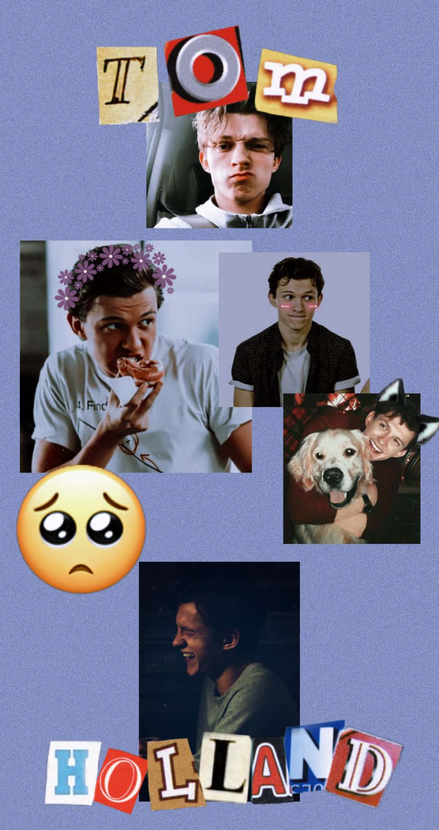 Tom Holland Aesthetic Preppy Background