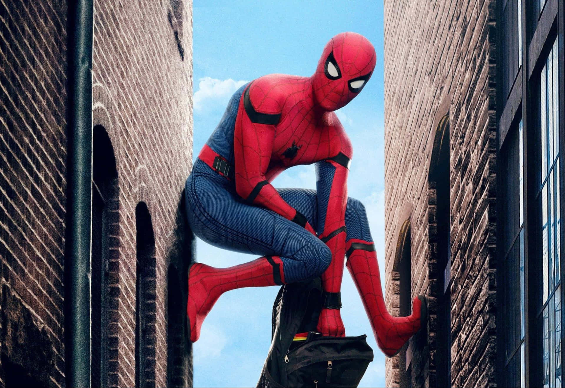 Tom Holland As Peter Parker In Spiderman Homecoming Background