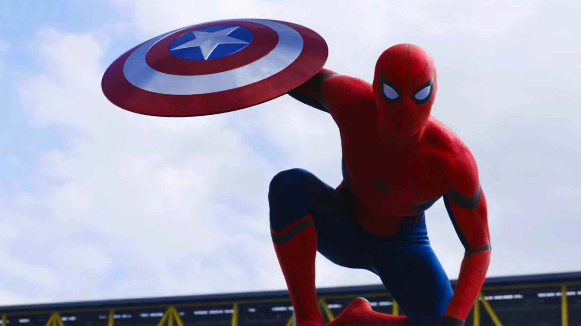 Tom Holland As The Iconic Superhero, Spider-man Background