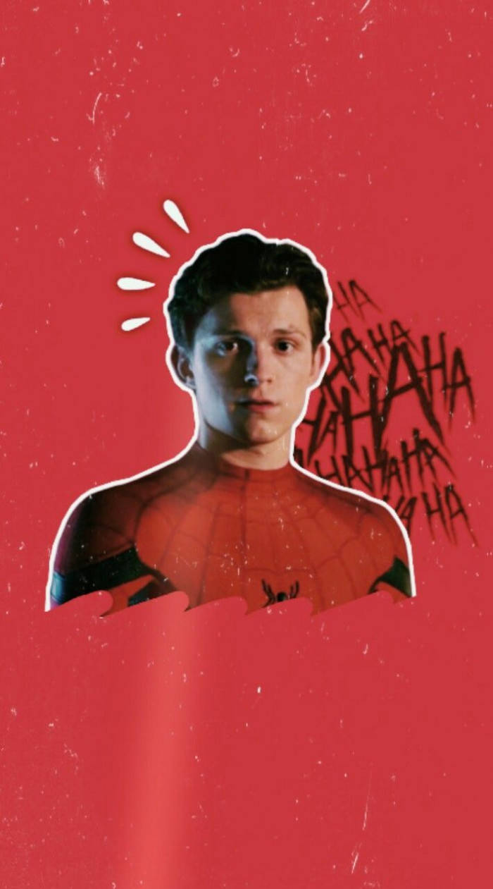 Tom Holland Red Spider-man Marvel Aesthetic