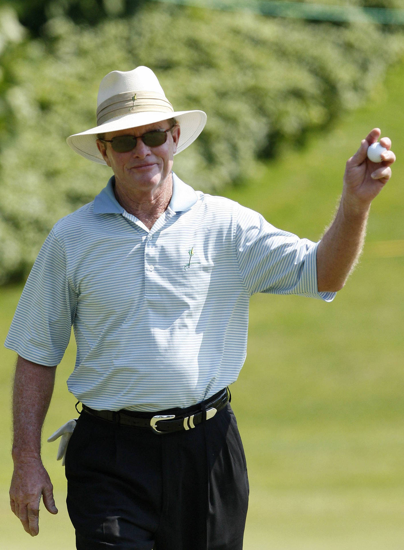 Tom Kite With Golf Ball Background