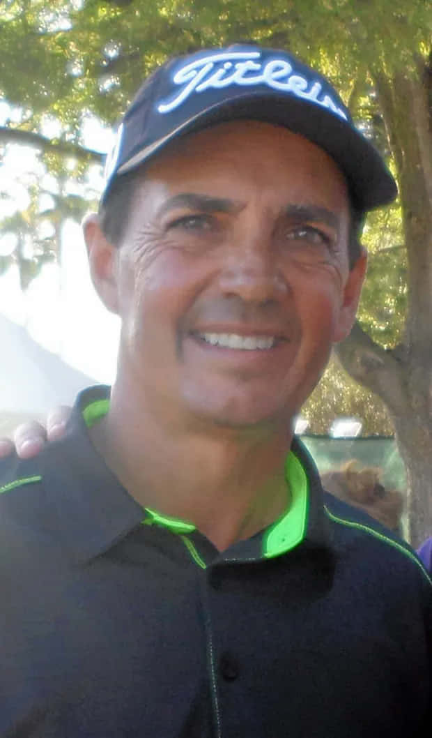 Tom Pernice Jr Golfer Portrait Background