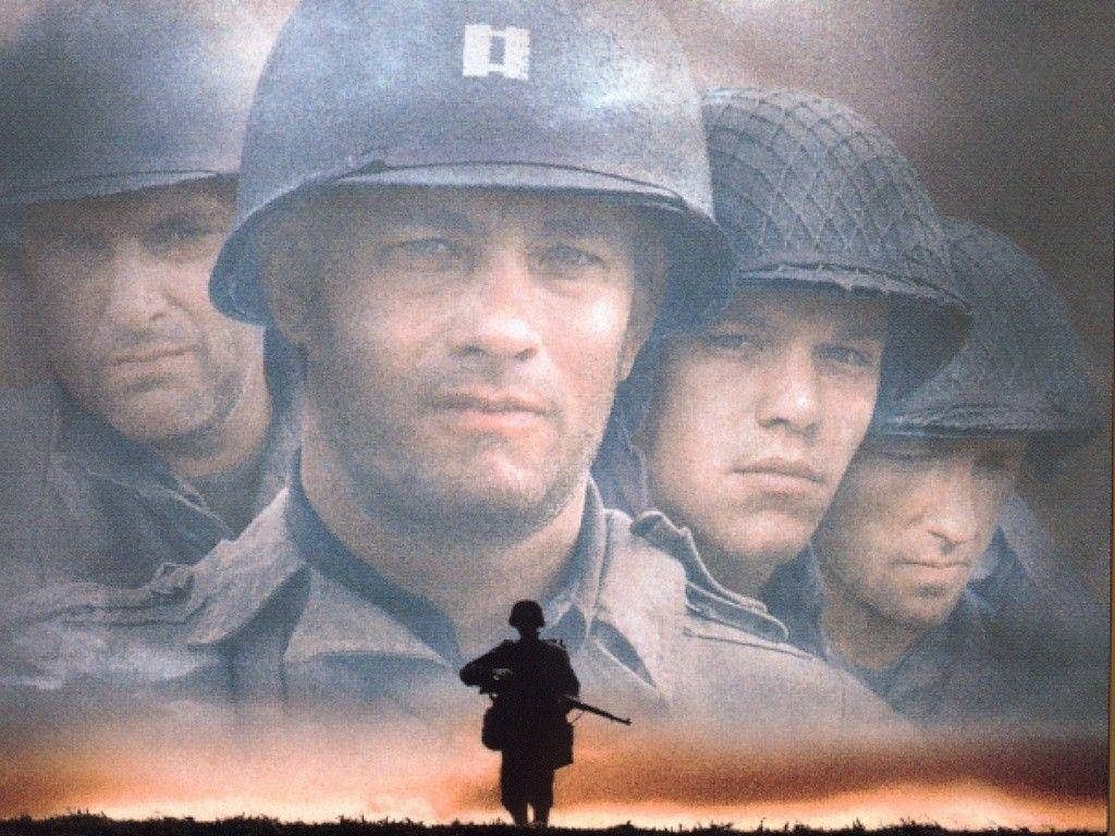 Tom Sizemore In A Scene From 'saving Private Ryan' Background