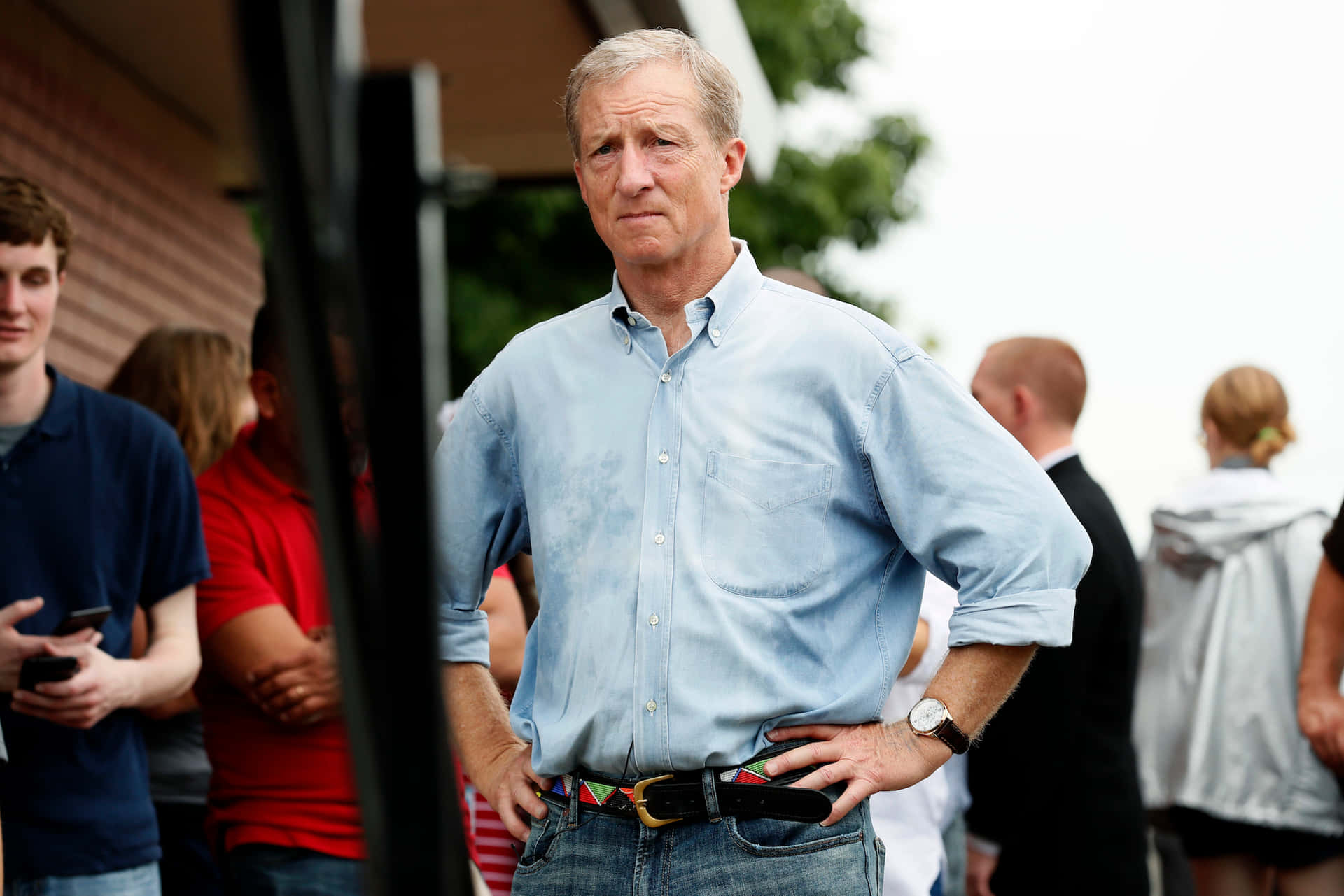 Tom Steyer Hands On Waist