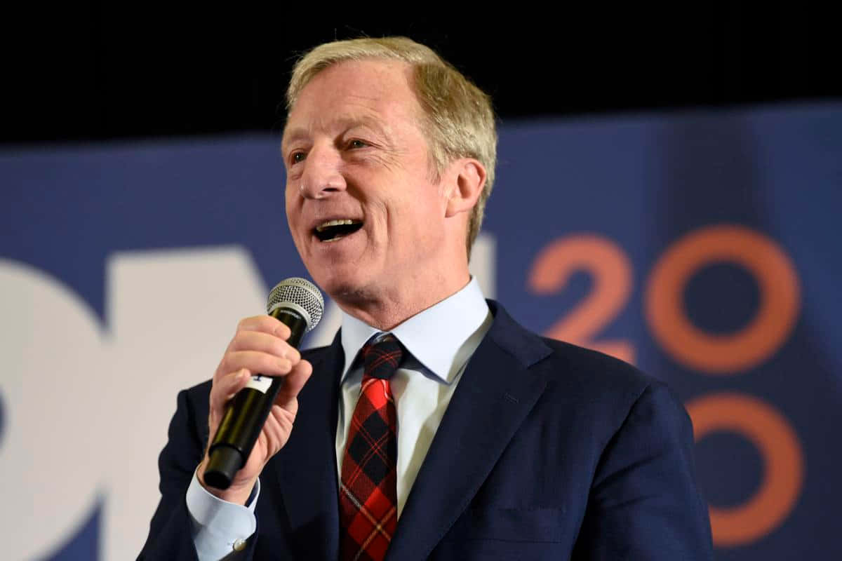 Tom Steyer Side View Pfp Background