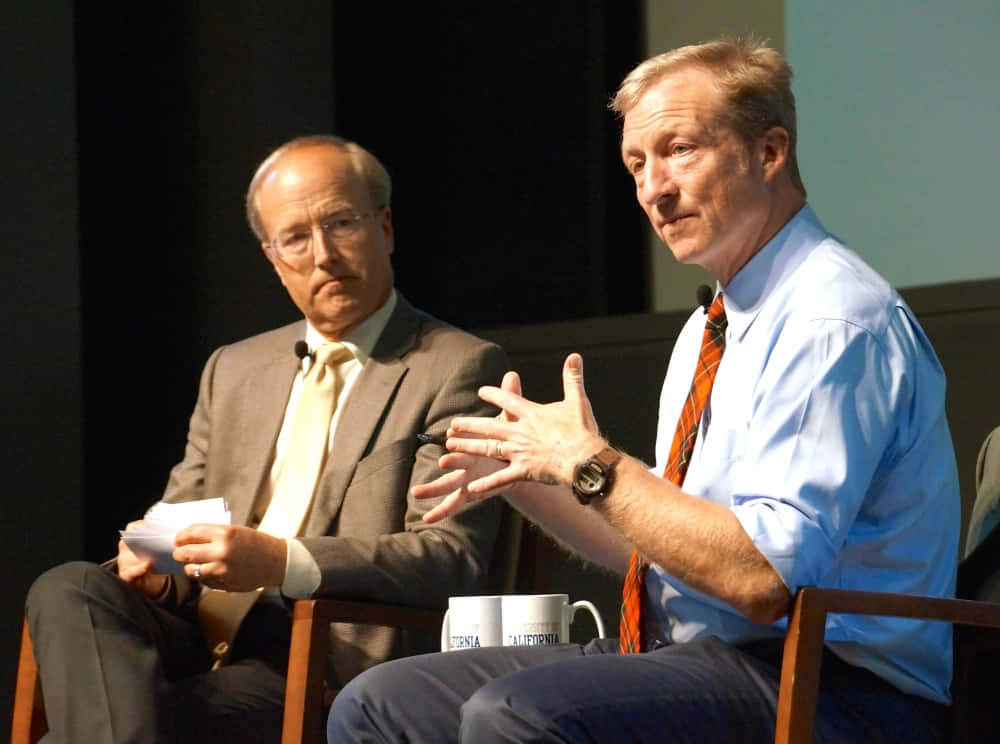 Tom Steyer Under The Sunlight Background