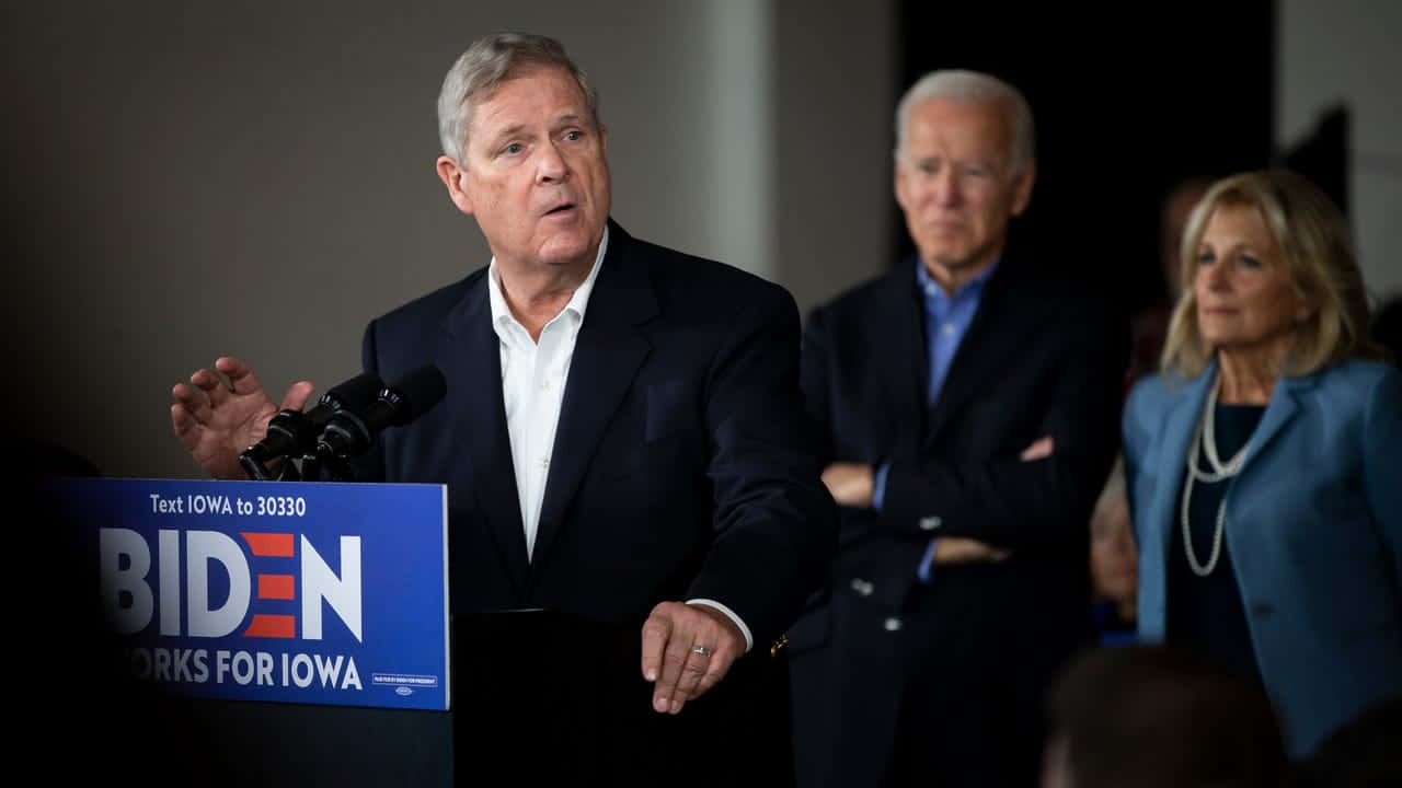 Tom Vilsack, Former U.s. Secretary Of Agriculture And Staunch Biden Supporter Background