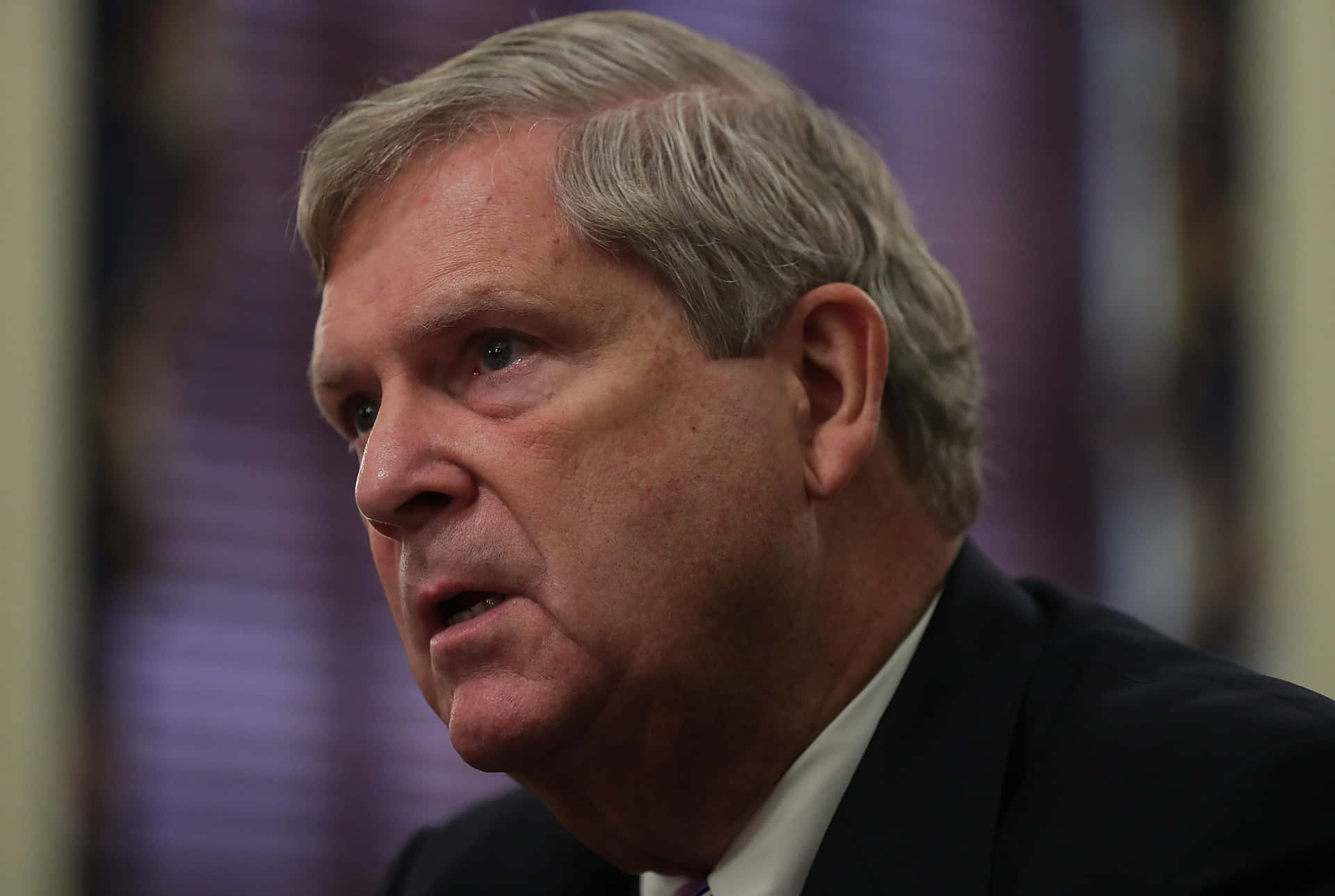 Tom Vilsack Looking Upset