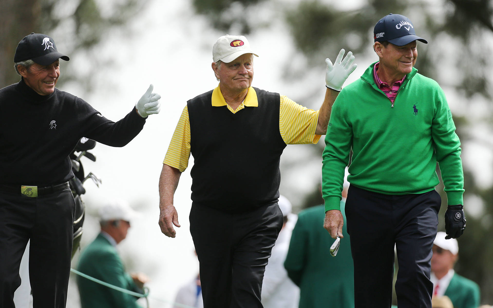 Tom Watson, Jack Nicklaus, And Gary Player Background