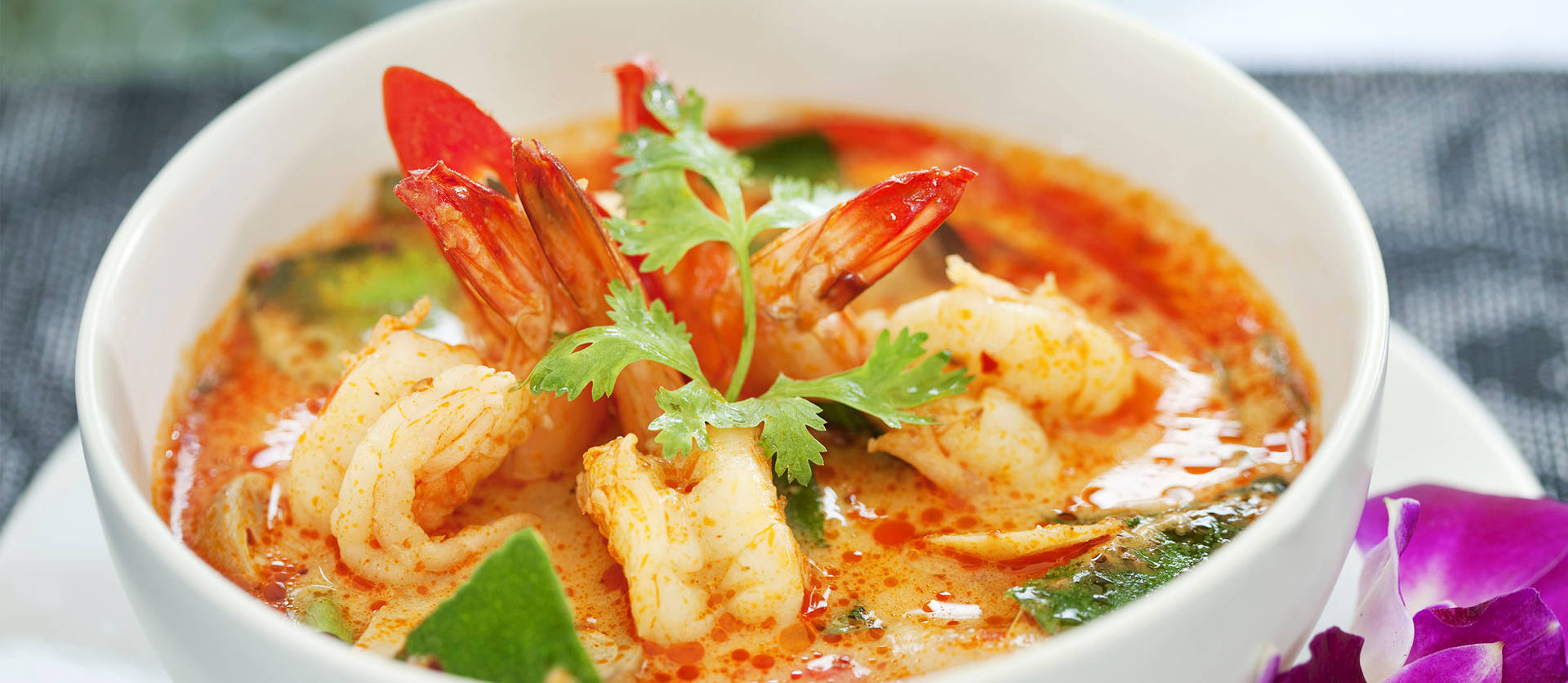 Tom Yum Soup With Seafoods