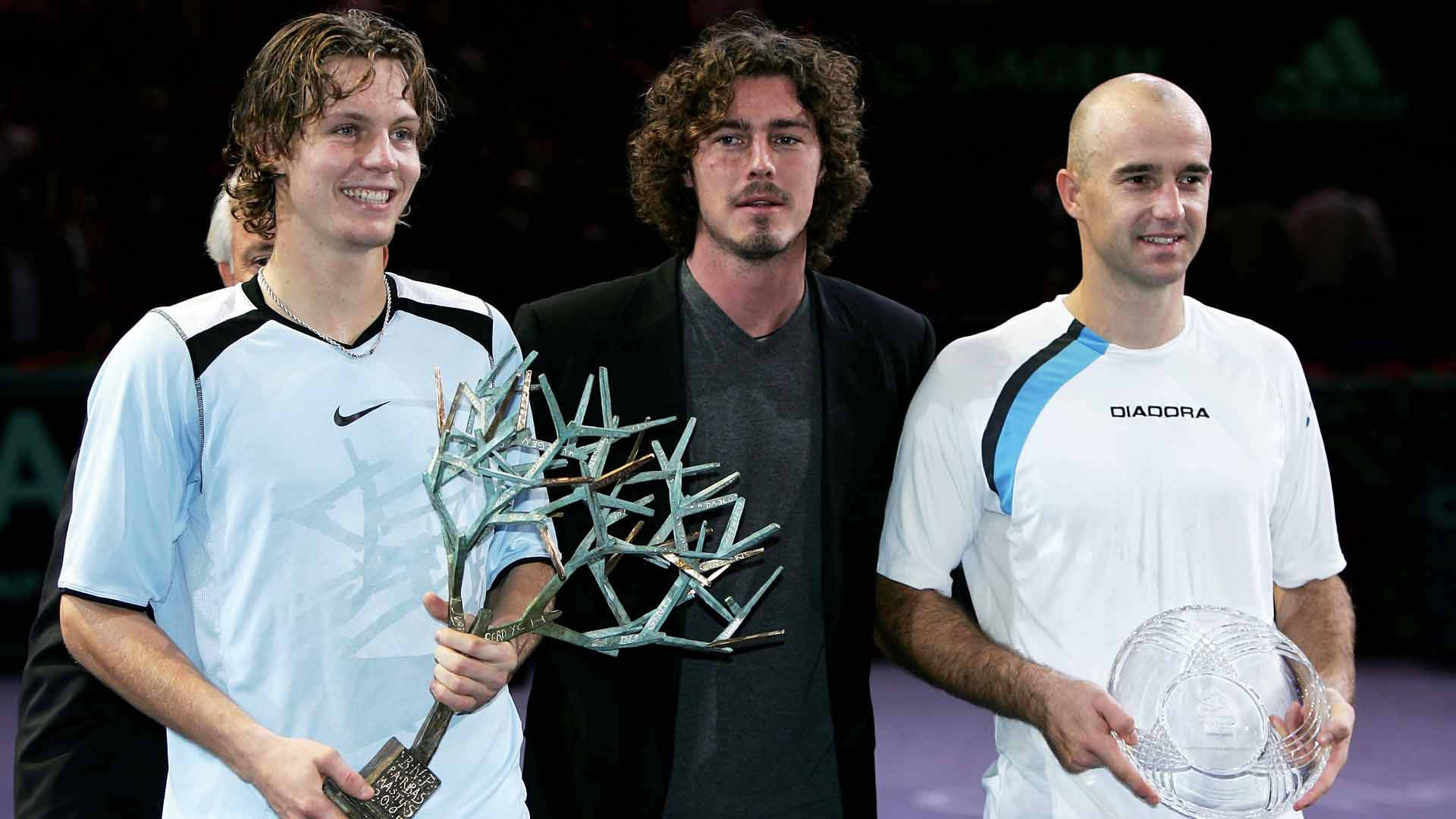 Tomas Berdych Marat Safin Ivan Ljubicic Background