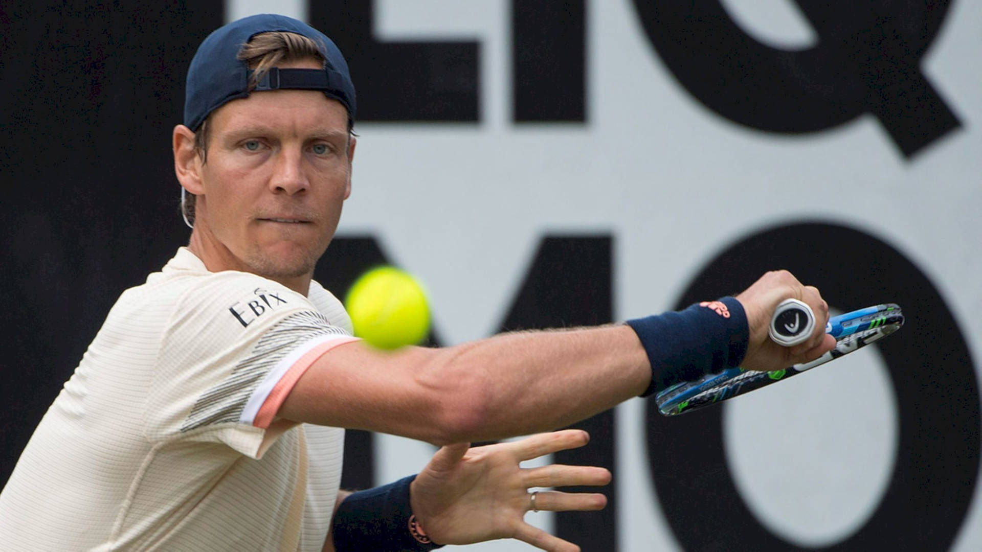 Tomas Berdych Preparing To Swing Racket