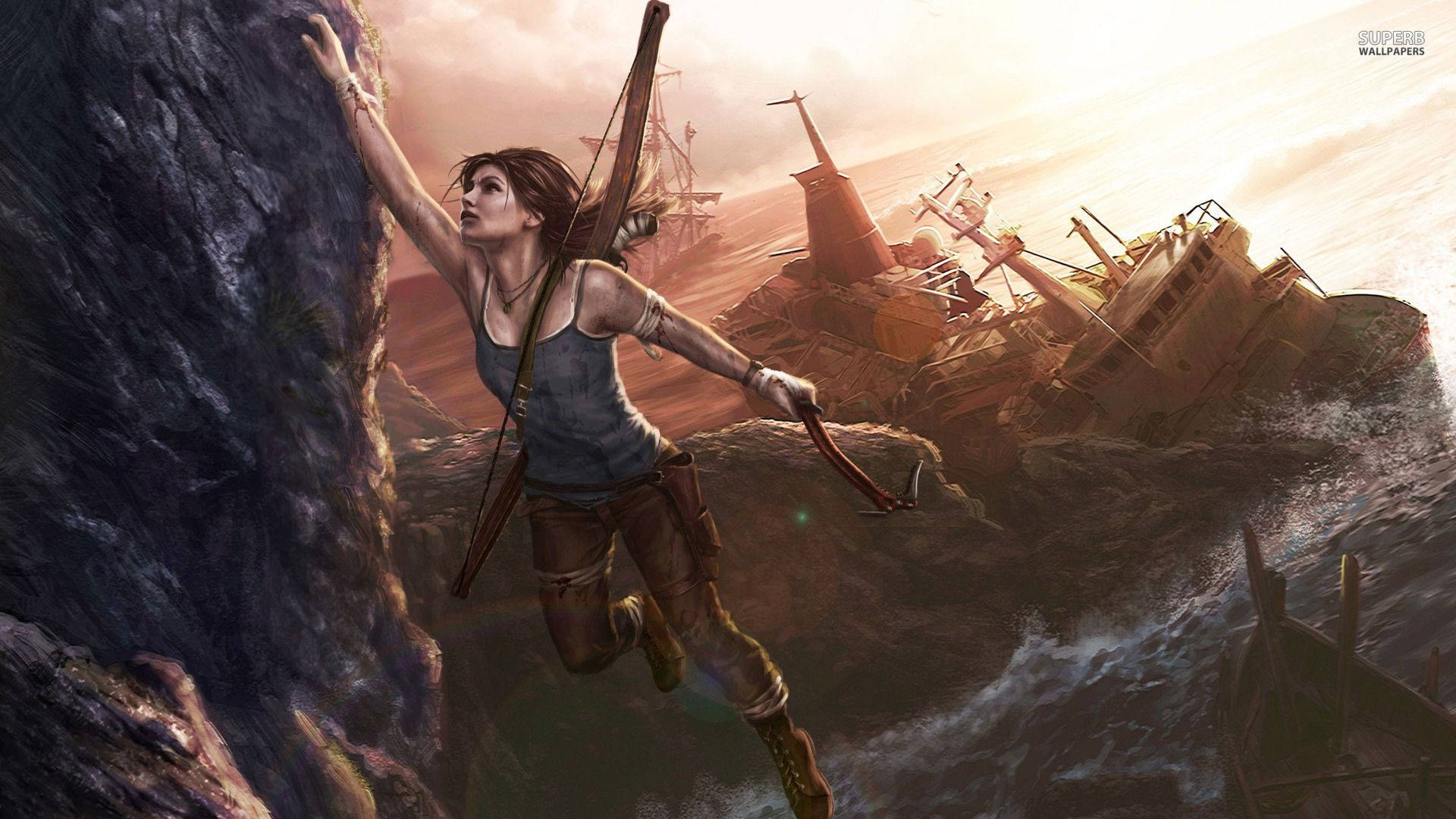 Tomb Raider Game Action Background