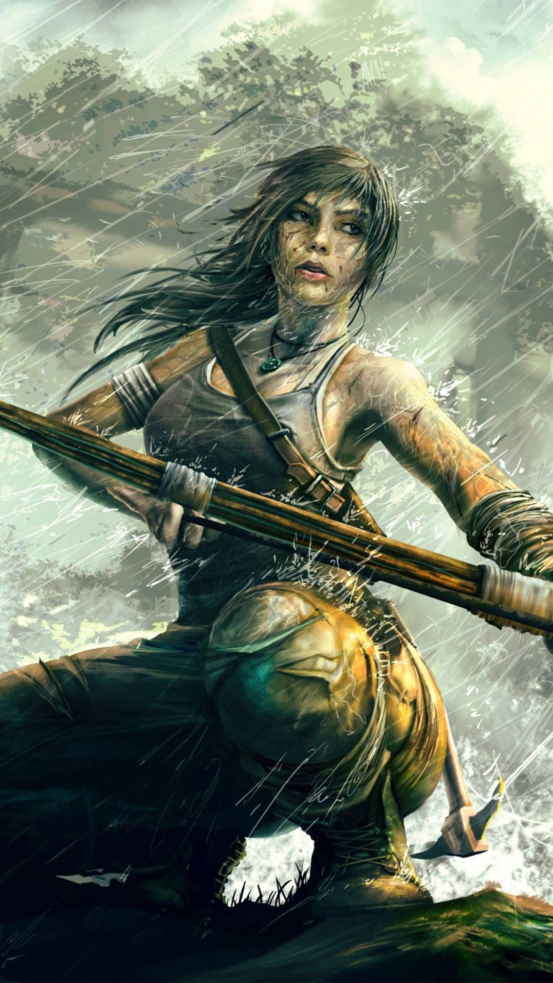 Tomb Raider Game Lara Pfp Background