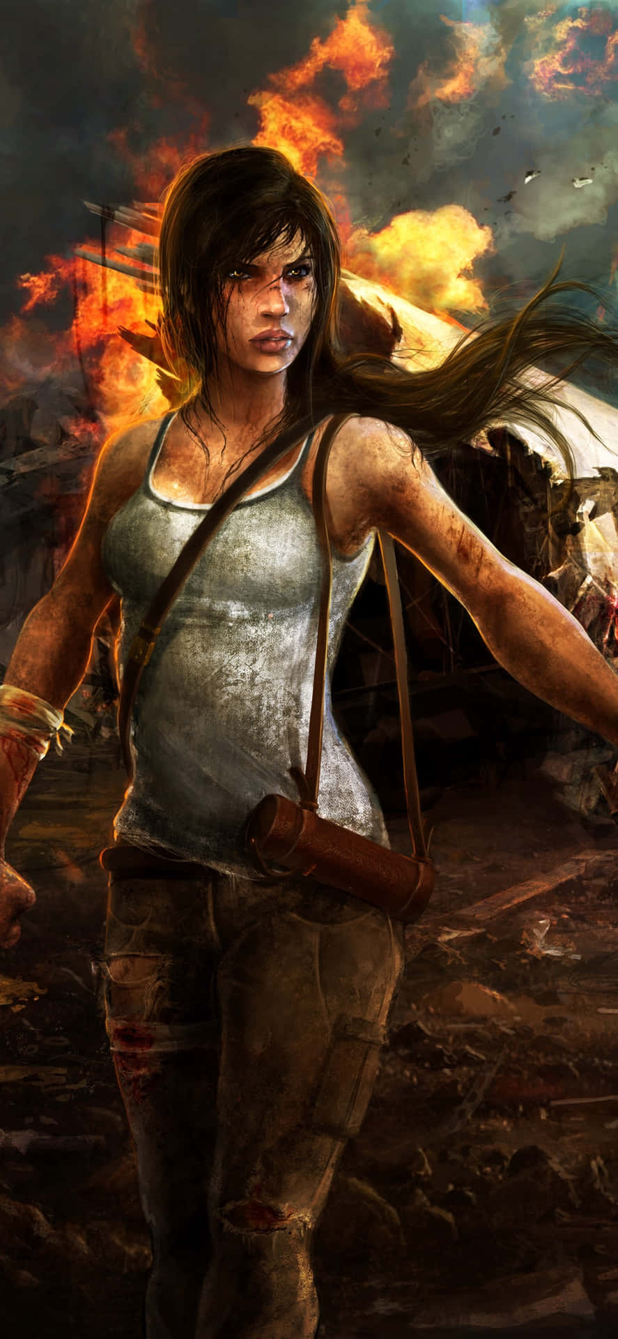 Tomb Raider Iphone 5s Mobile Game Background