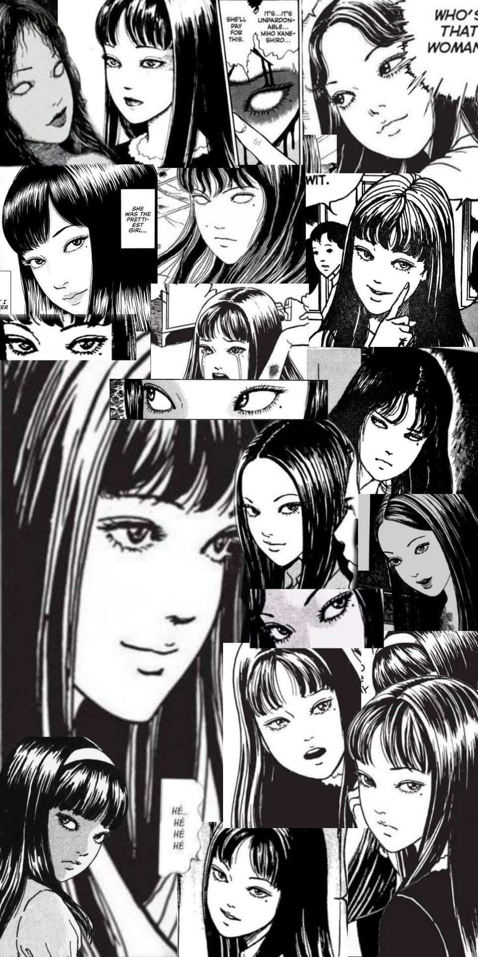 Tomie In Black And White