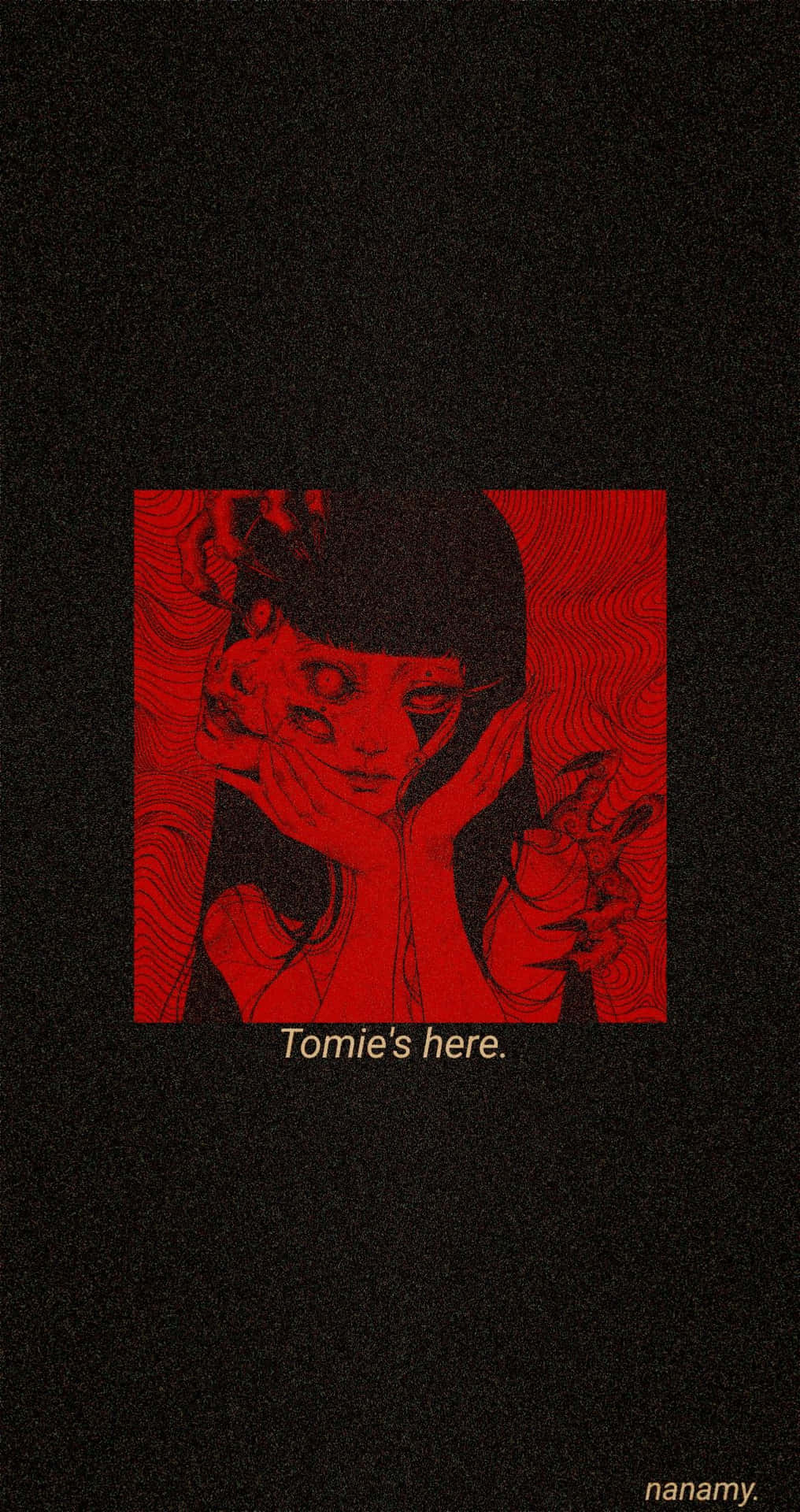 Tomie Red Poster