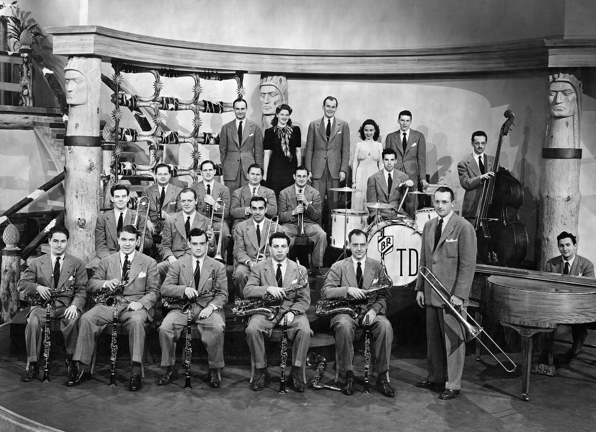 Tommy Dorsey And His Orchestra Group Photography Background