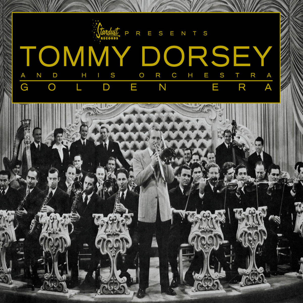 Tommy Dorsey And His Orchestra Showcasing Golden Era Background