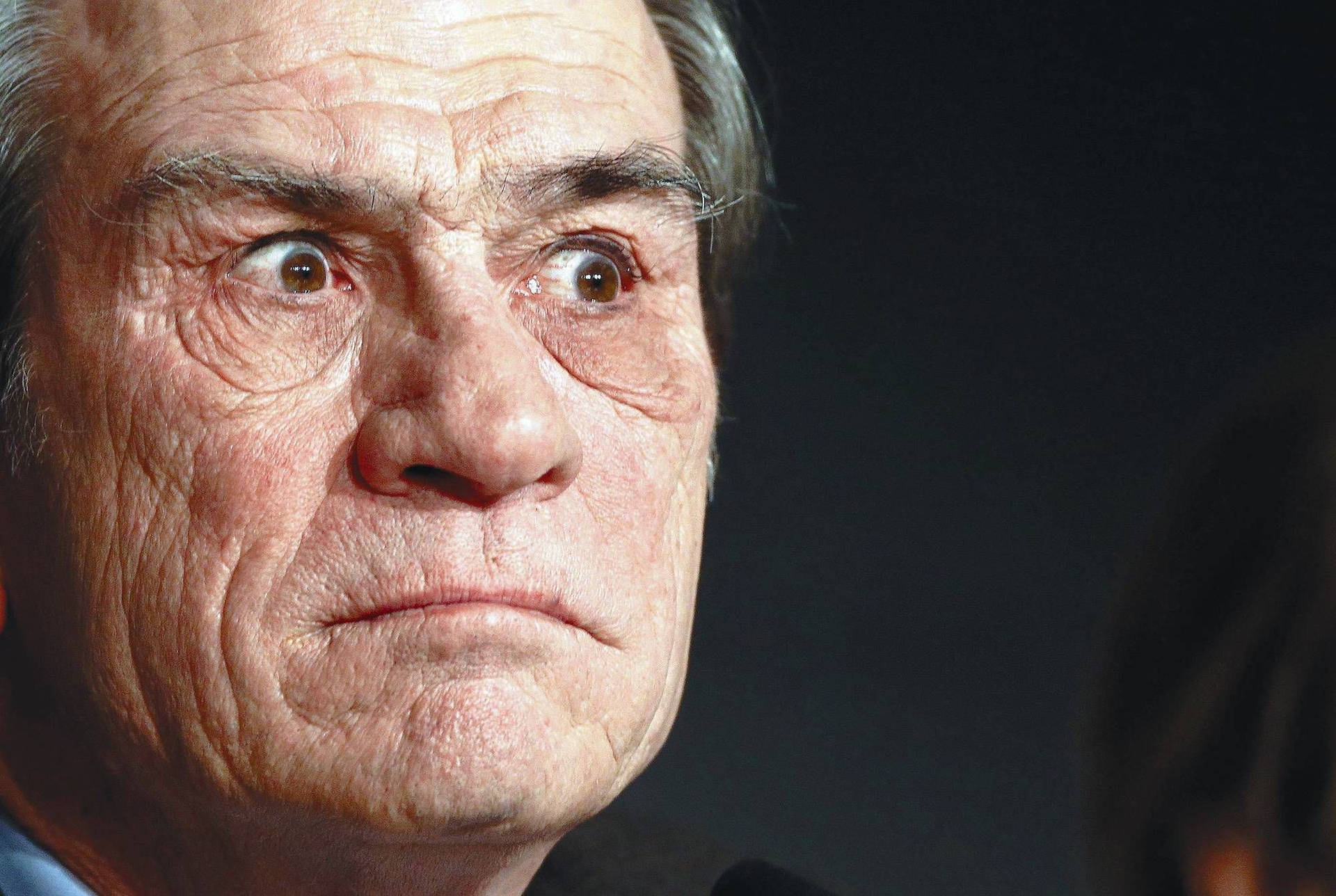 Tommy Lee Jones Glaring Eyes