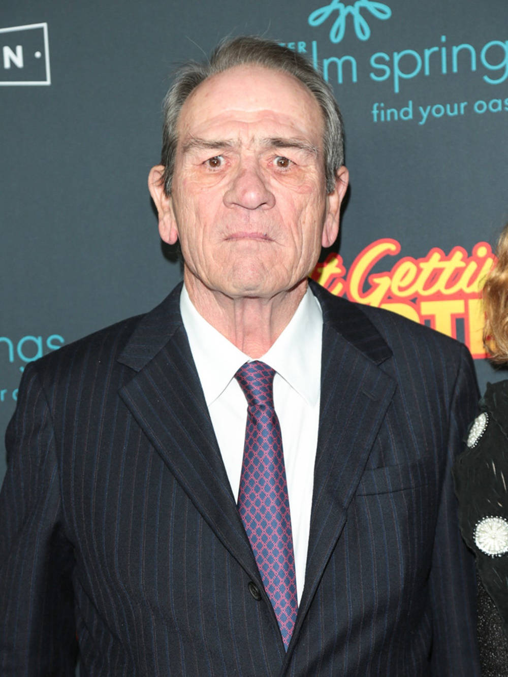 Tommy Lee Jones Sporting An Arrogant Face