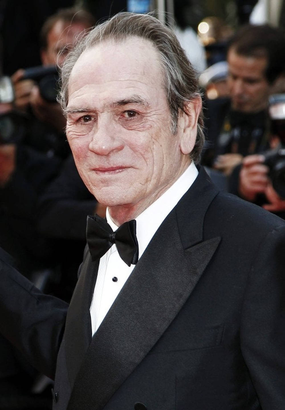 Tommy Lee Jones White Wrinkled Skin